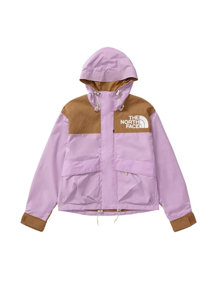 Куртка The North Face 78 Low-Fi Hi-Tek Windjammer — изображение 1 из 2, фиолетовый//коричневый
