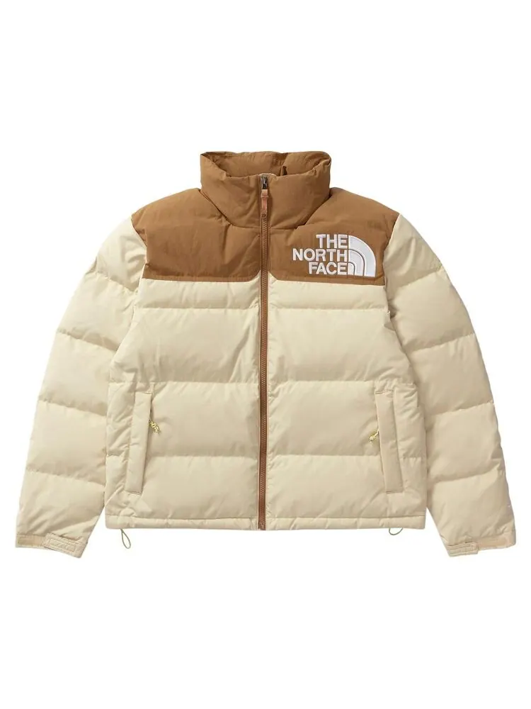 Куртка The North Face 90 Low-Fi Hi-Tek Nuptse Jacket Gravel/Utility Brown — изображение 1 из 2, кремовый