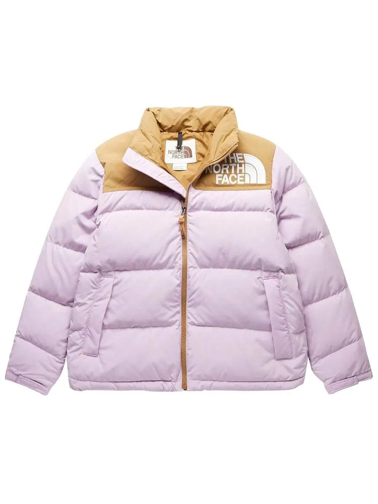 Куртка The North Face 90 Low-Fi Hi-Tek Nuptse Jacket Lupine/Utility Brown — изображение 1 из 2, розовый