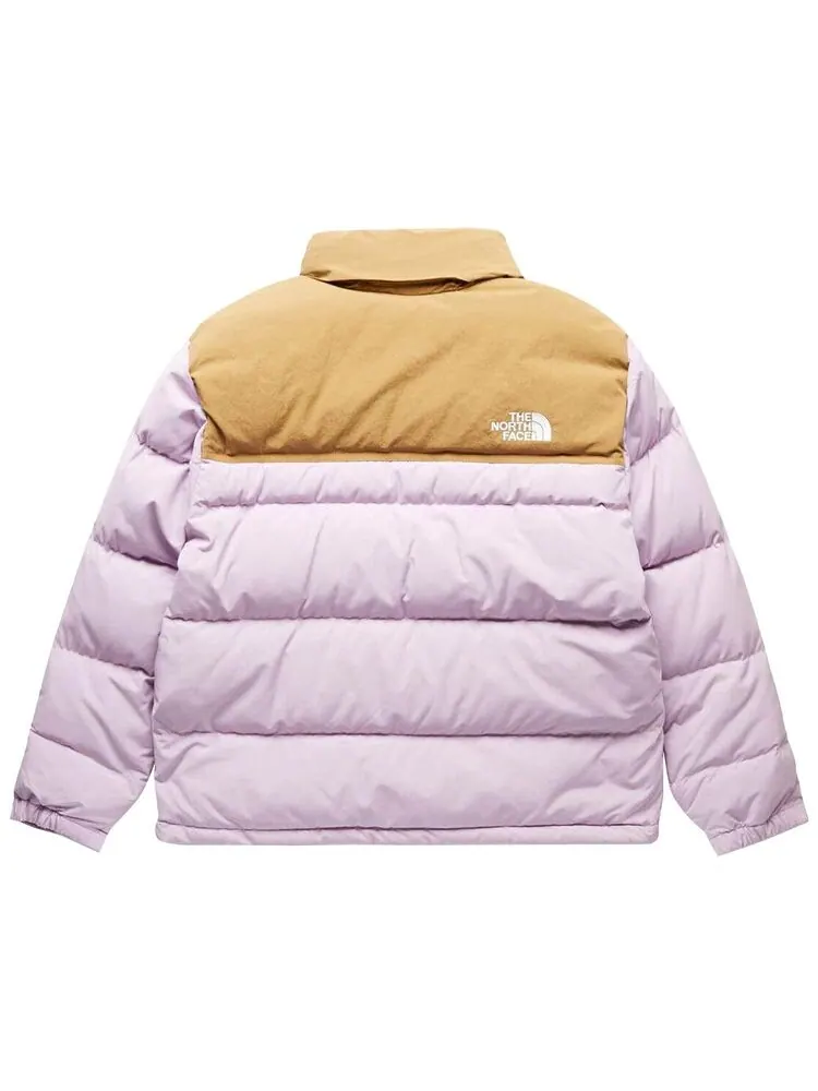 Куртка The North Face 90 Low-Fi Hi-Tek Nuptse Jacket Lupine/Utility Brown — изображение 2 из 2, розовый