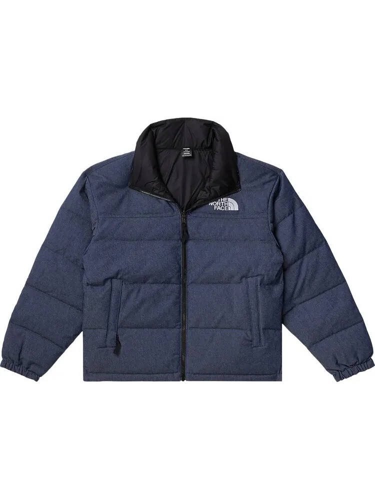 Куртка The North Face 92 Reversible Nuptse 'Denim Blue/TNF Black' — изображение 1 из 1, синий