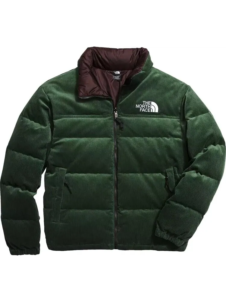 Куртка The North Face 92 Reversible Nuptse 'Pine Needle/Coal Brown' — изображение 1 из 1, зеленый