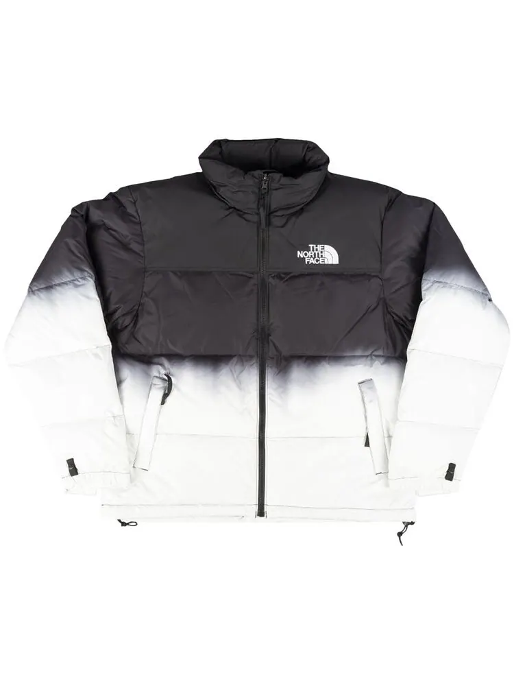 Куртка The North Face Dip Dye 1996 Retro Nuptse Jacket Black/White — изображение 1 из 2, черный/белый