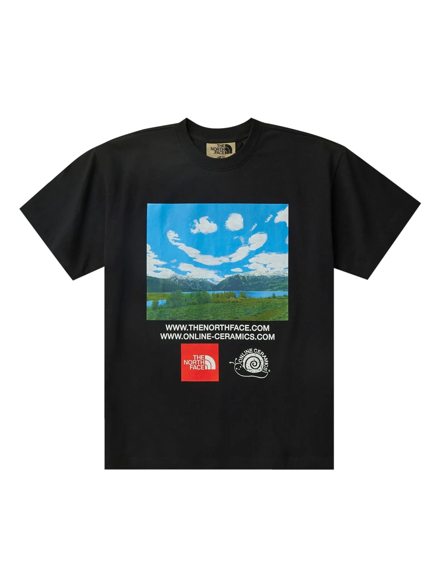 Футболка с короткими рукавами The North Face x Online Ceramics — изображение 1 из 2, черный