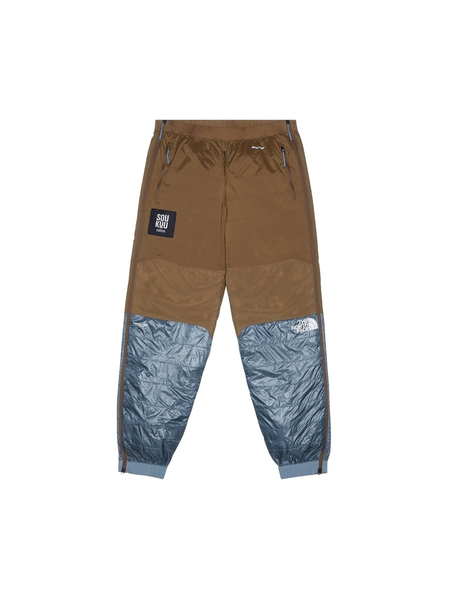 Пуховые брюки The North Face x Undercover Soukuu 50/50 — изображение 1 из 2, серый
