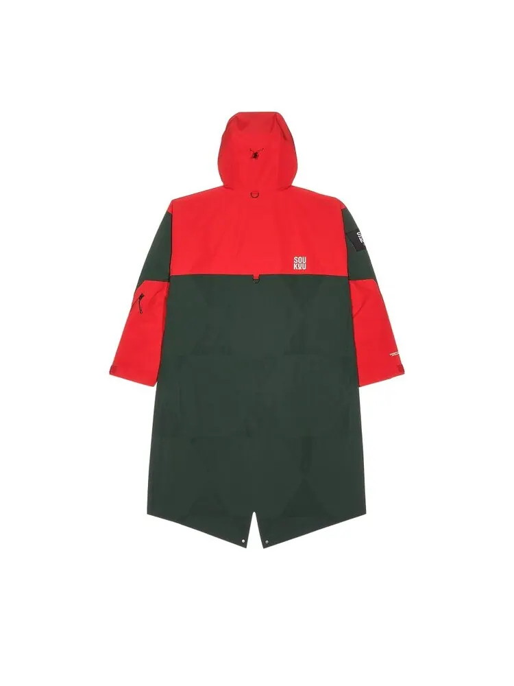 Куртка The North Face x Undercover SOUKUU Geodesic Shell 'Dark Cedar Green/High Risk Red' — изображение 2 из 2, зеленый