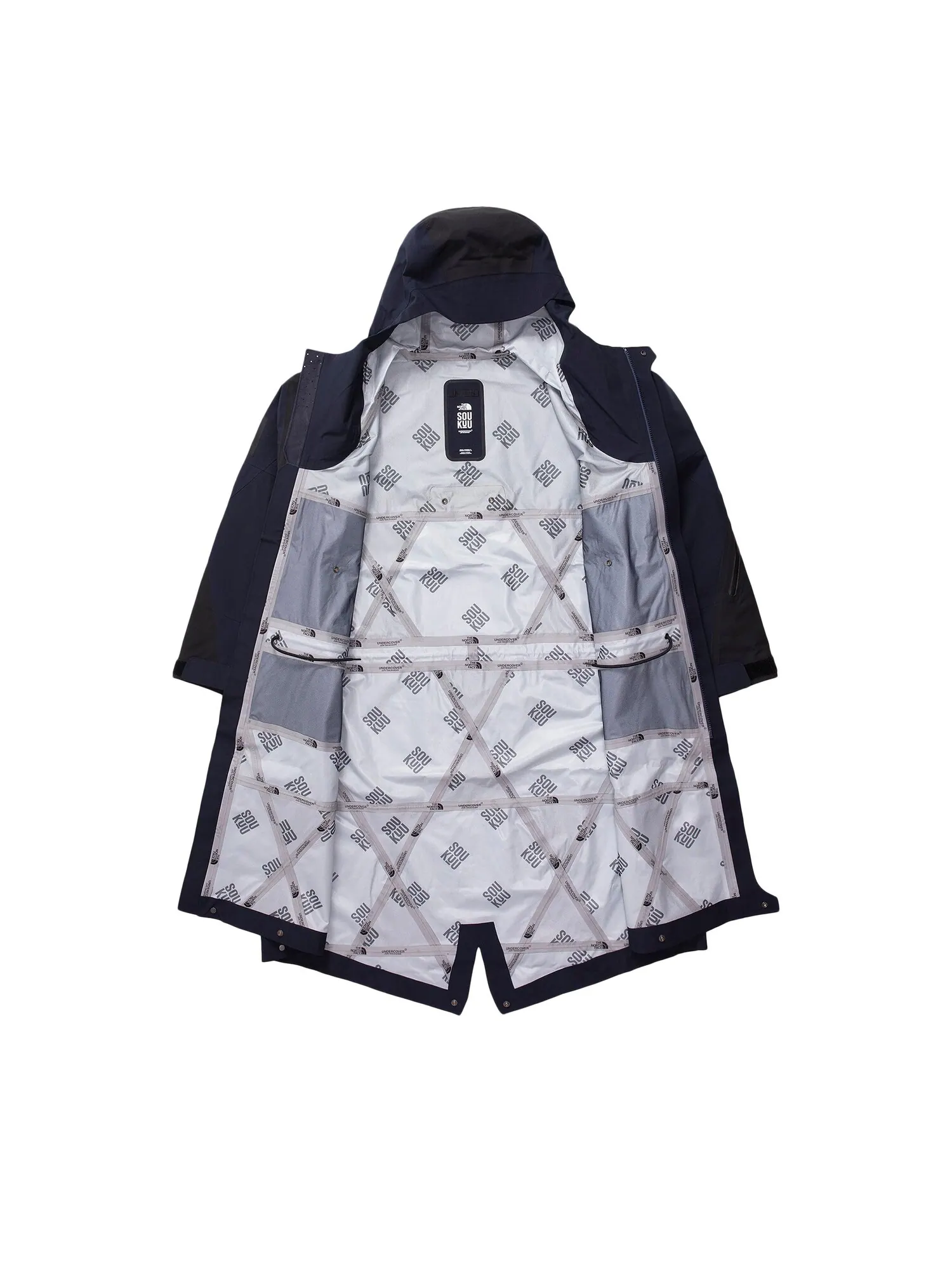 Куртка с геодезической оболочкой The North Face x Undercover Project U — изображение 3 из 3, темно-синий