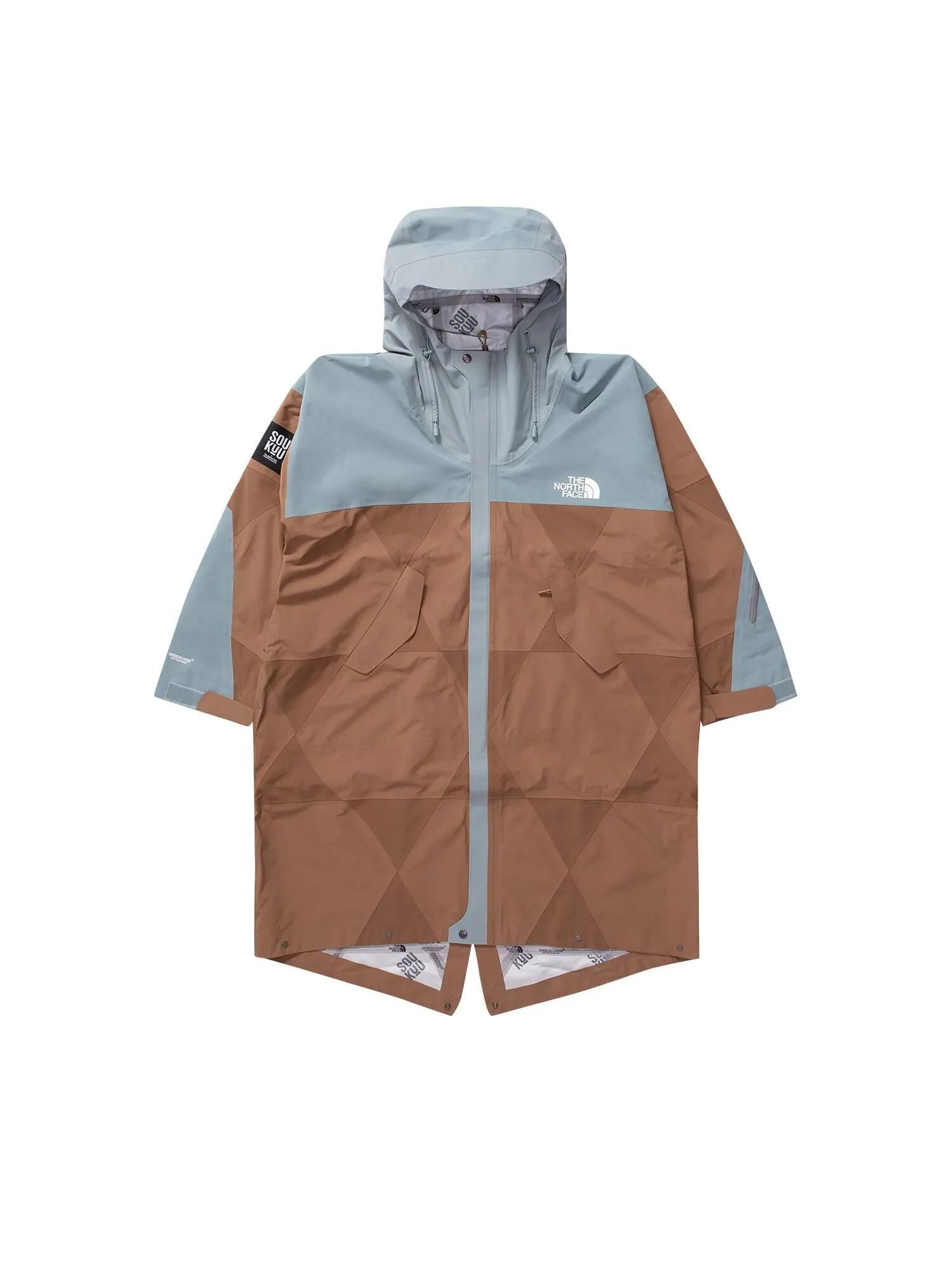 Куртка The North Face x Undercover Souku Geodesic Shell — изображение 1 из 3, коричневый/серый