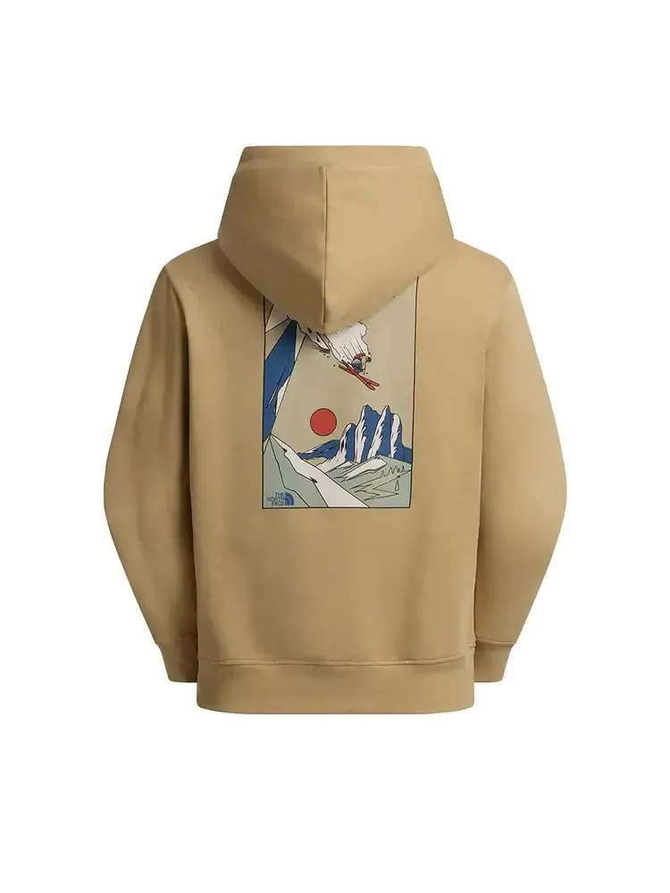 Толстовка The North Face Mountain Celebration Relaxed Hoodie 'Khaki Stone' — изображение 2 из 2, бежевый