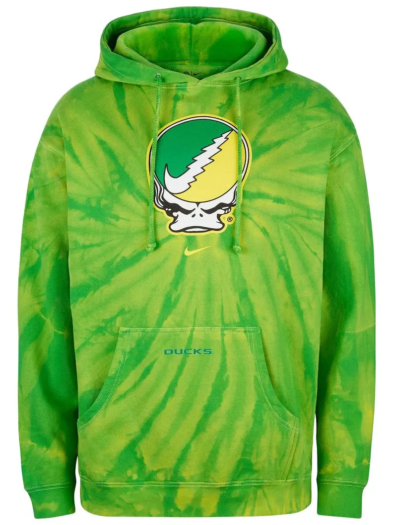 Худи Nike x Class Trip x Grateful Dead x Oregon Steal Your Duck в стиле «тай-дай» — изображение 1 из 2, зеленый