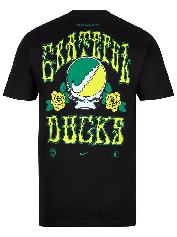 Футболка Nike x Class Trip x Grateful Dead x Oregon Grateful Ducks Roses — изображение 2 из 2, черный