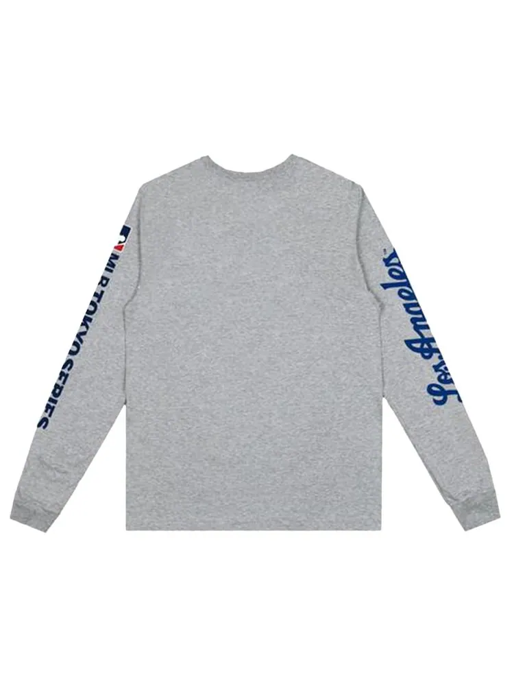 Футболка Nike x Takashi Murakami x MLB World Tour Tokyo Series 2025 Dodgers Long-Sleeve Tee 'Grey' — изображение 2 из 2
