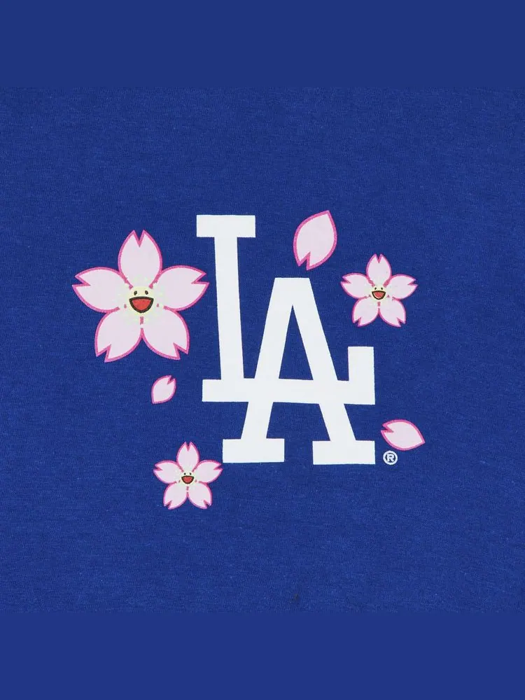 Футболка Nike x Takashi Murakami x MLB World Tour Tokyo Series 2025 Dodgers Long-Sleeve Tee 'Blue' — изображение 3 из 3