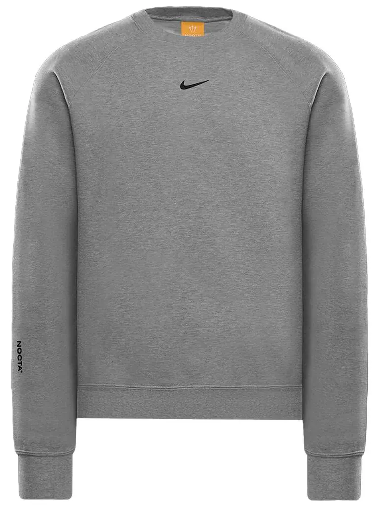 Толстовка Nike x NOCTA Fleece CS Crew — изображение 1 из 1, серый