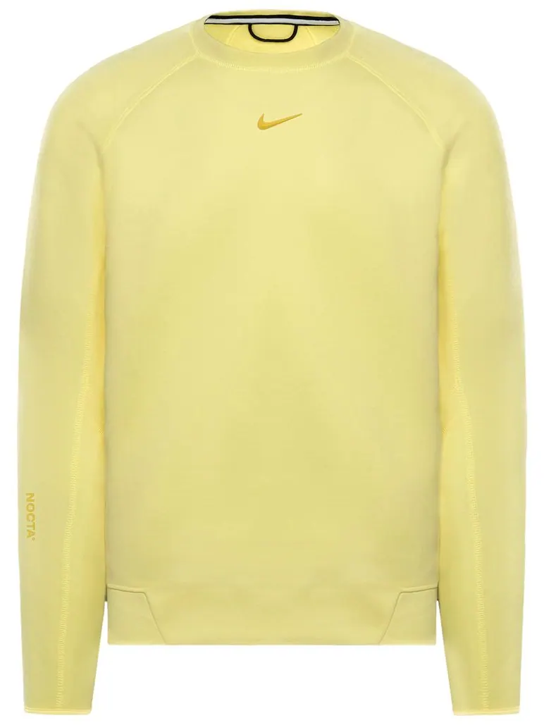 Толстовка Nike x NOCTA Tech Fleece Crew — изображение 1 из 1, желтый