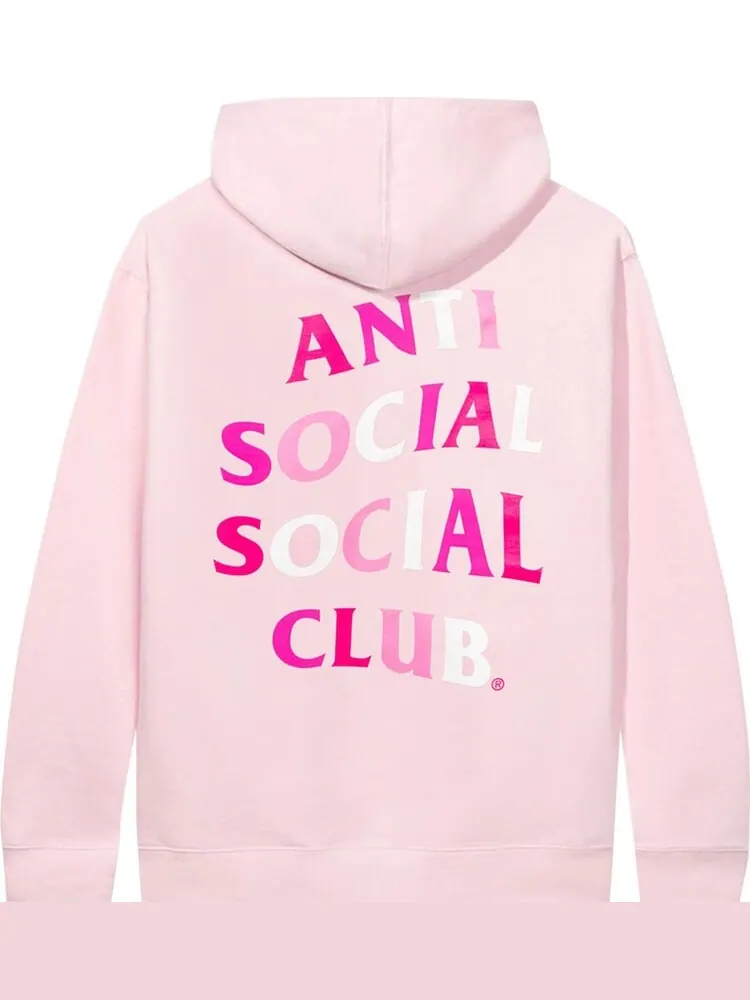 Худи Anti Social Social Club No Hope For Us Hoodie 'Pink' — изображение 2 из 2, розовый