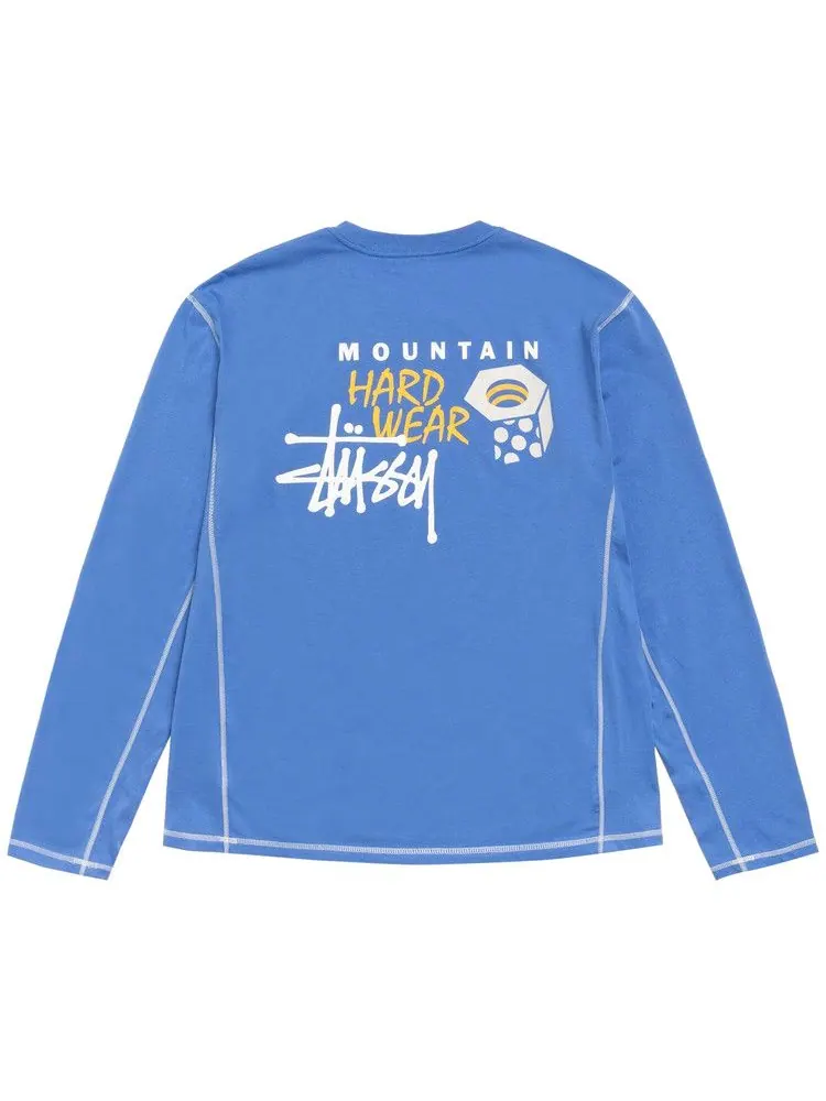 Лонгслив Stussy x Mountain Hardwear Long-Sleeve Tee 'Artic Sky' — изображение 2 из 2, синий