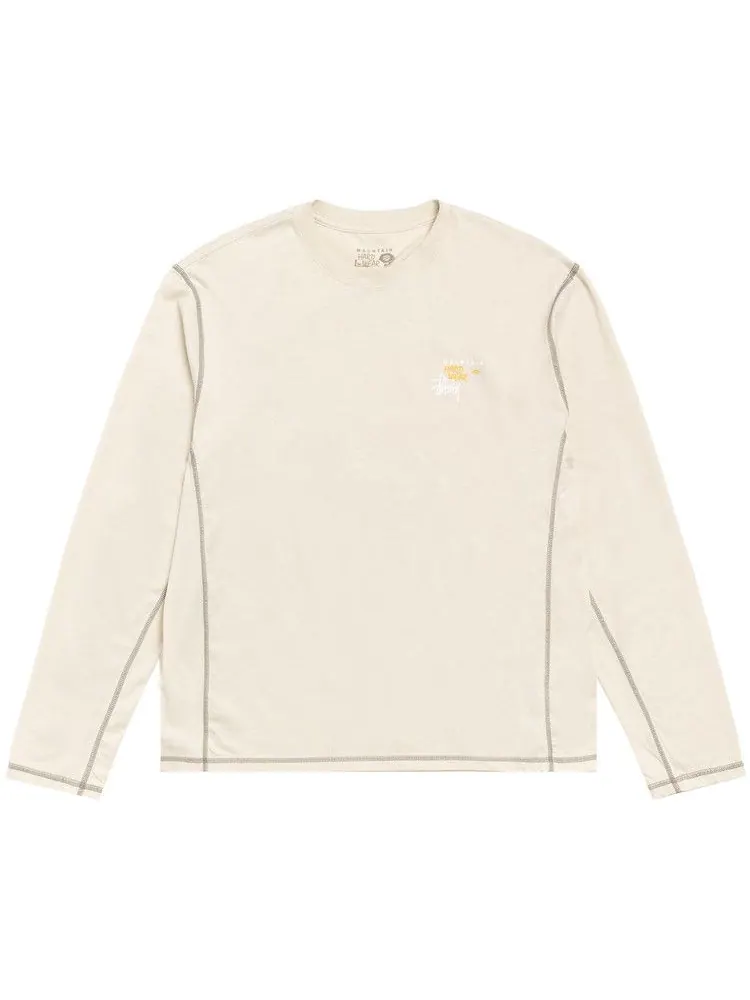 Лонгслив Stussy x Mountain Hardwear Long-Sleeve Tee 'Stone' — изображение 1 из 2, серый