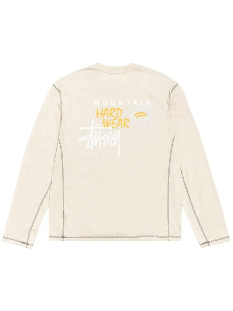 Лонгслив Stussy x Mountain Hardwear Long-Sleeve Tee 'Stone' — изображение 2 из 2, серый