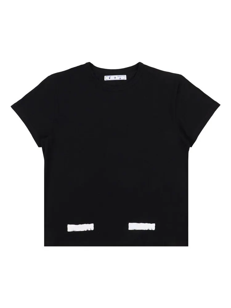 Футболка Off-White Brushed Diagnals Short-Sleeve Tee — изображение 1 из 2, черный
