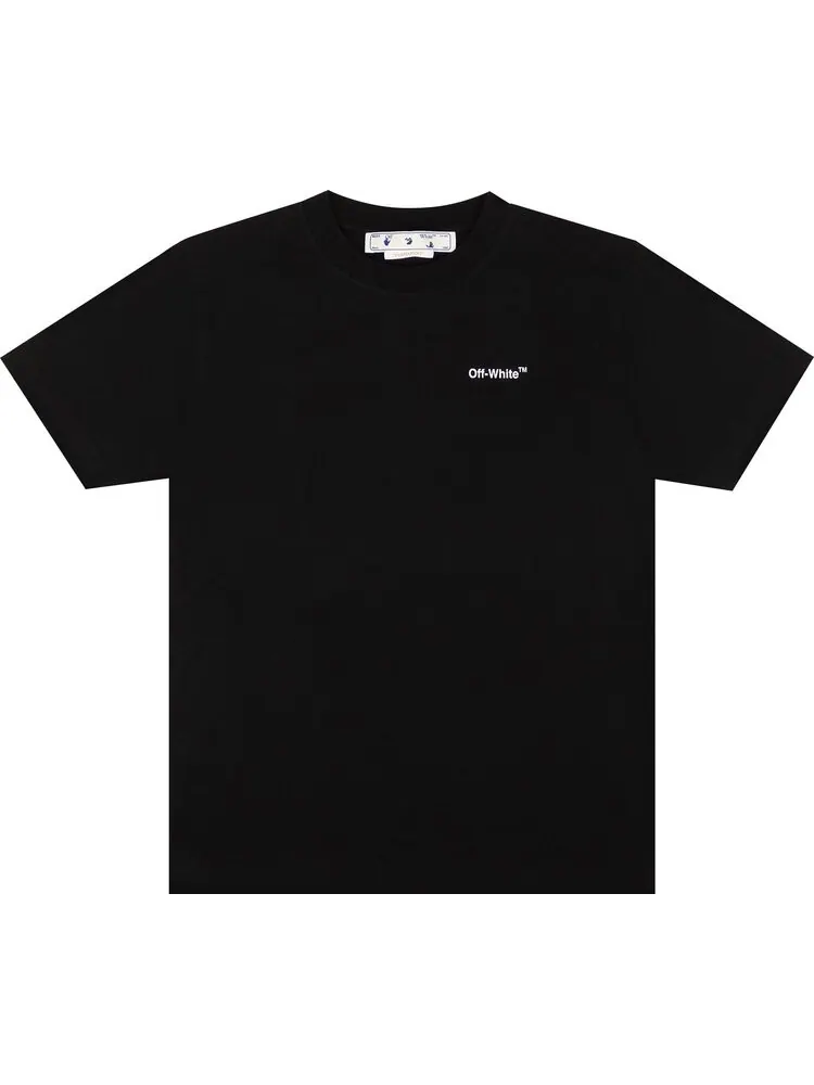 Футболка мужская Off-White Caravag Arrow хлопковая с логотипом — изображение 1 из 3, черный
