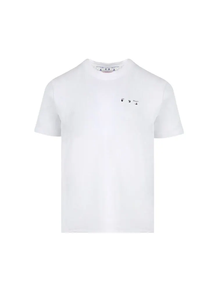 Футболка мужская Off-White Caravaggio Paint свободная хлопковая — изображение 1 из 1, белый