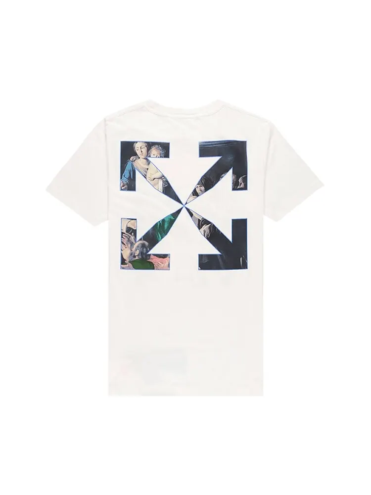 Футболка мужская Off-White Caravaggio Paint с рисунком — изображение 2 из 2, белый