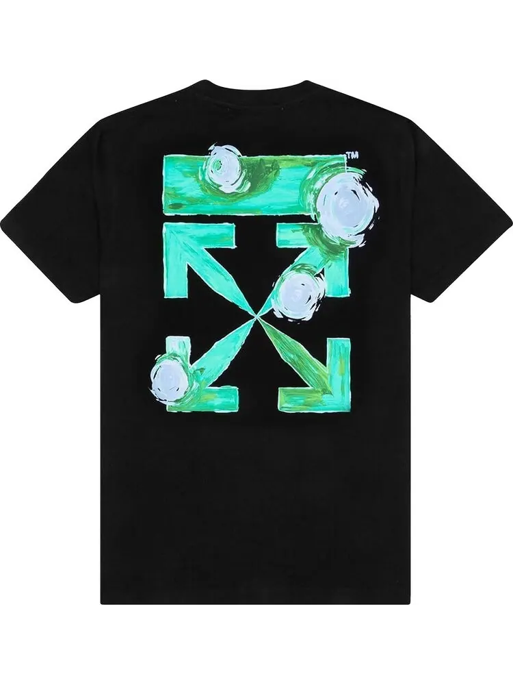 Футболка мужская Off-White Tornado из натурального хлопка — изображение 2 из 2, черный