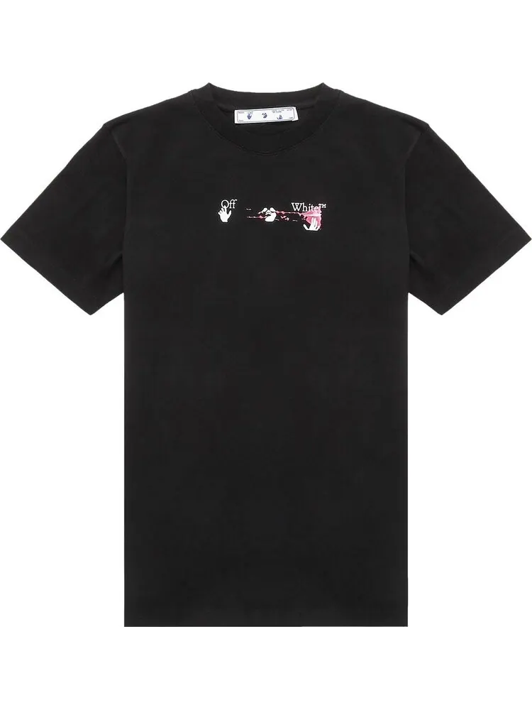 Футболка мужская Off-White Acrylic Arrow с принтом — изображение 1 из 2, черный