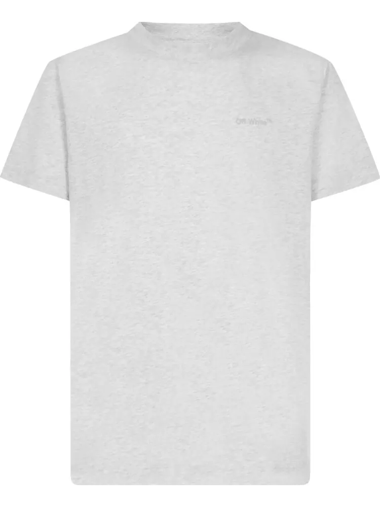 Футболка мужская Off-White Diag Tab хлопковая однотонная — изображение 1 из 1, серый