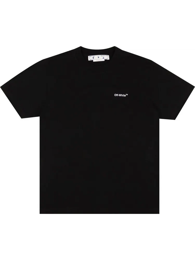 Футболка мужская Off-White Bricks с логотипом — изображение 1 из 2, черный