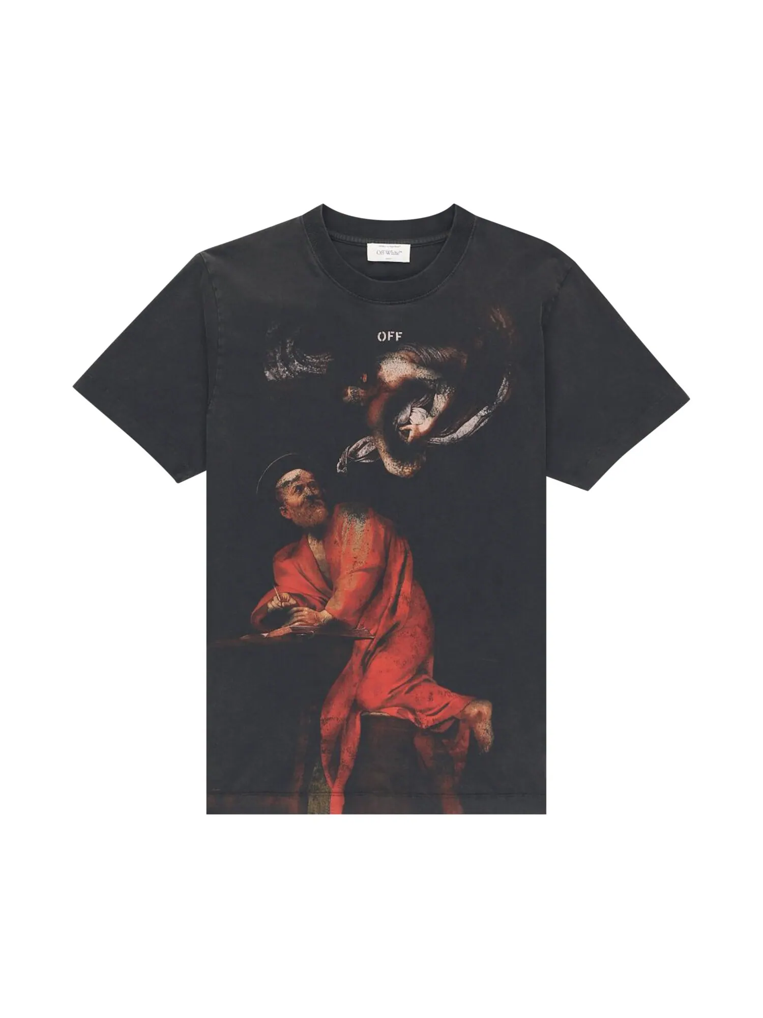 Off-White Узкая футболка с короткими рукавами Saint Matthew — изображение 1 из 2, многоцветный