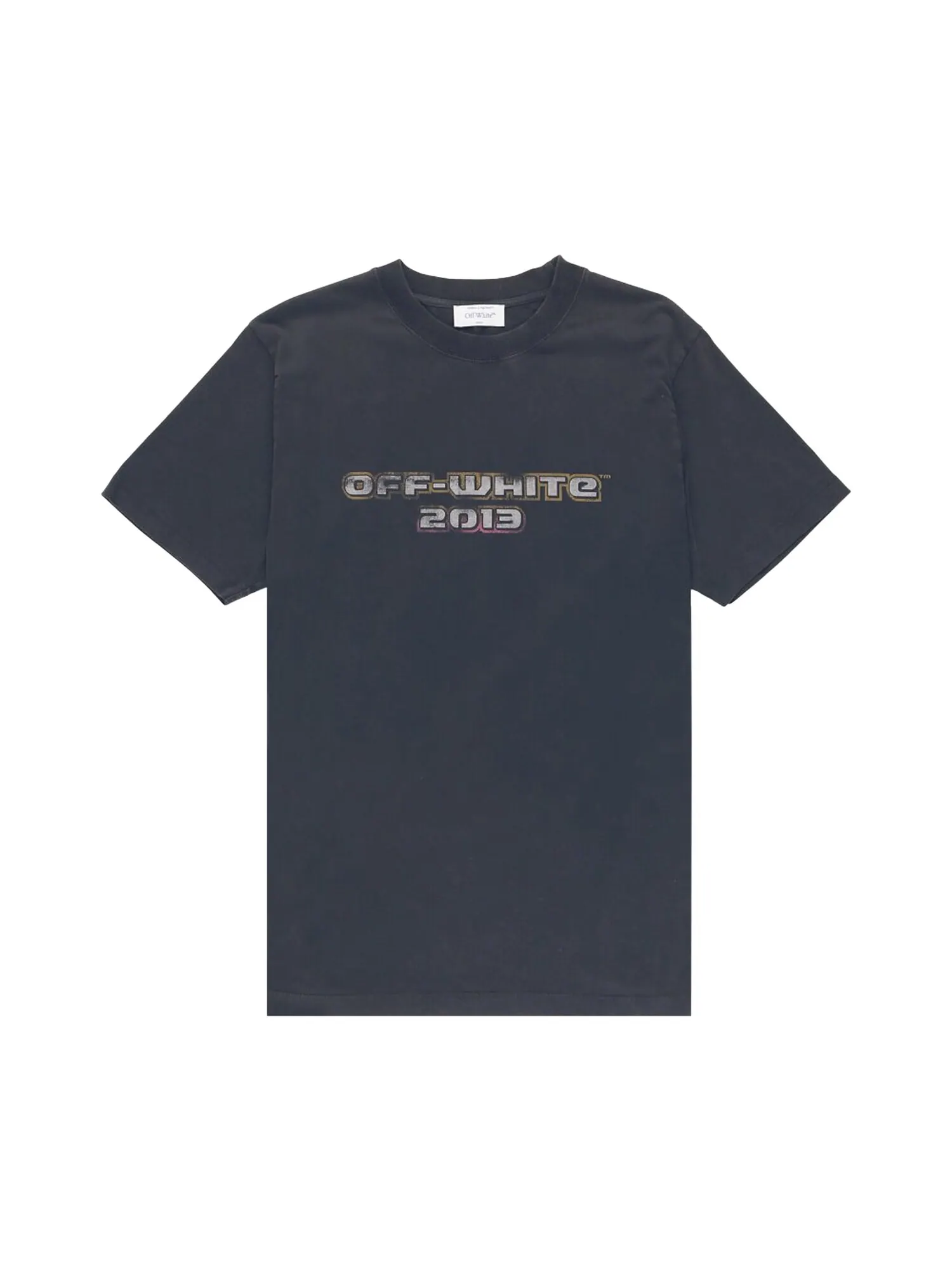 Узкая футболка Off-White Digit Bacchus с короткими рукавами