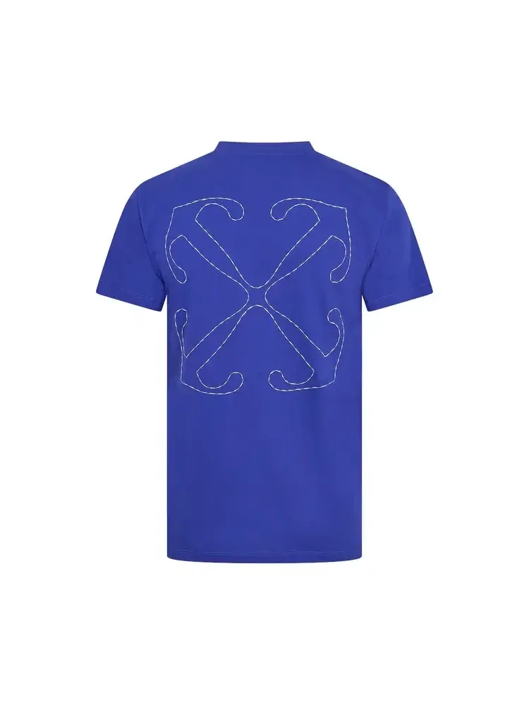 Футболка Off-White Stitch Slim — изображение 2 из 2, синий