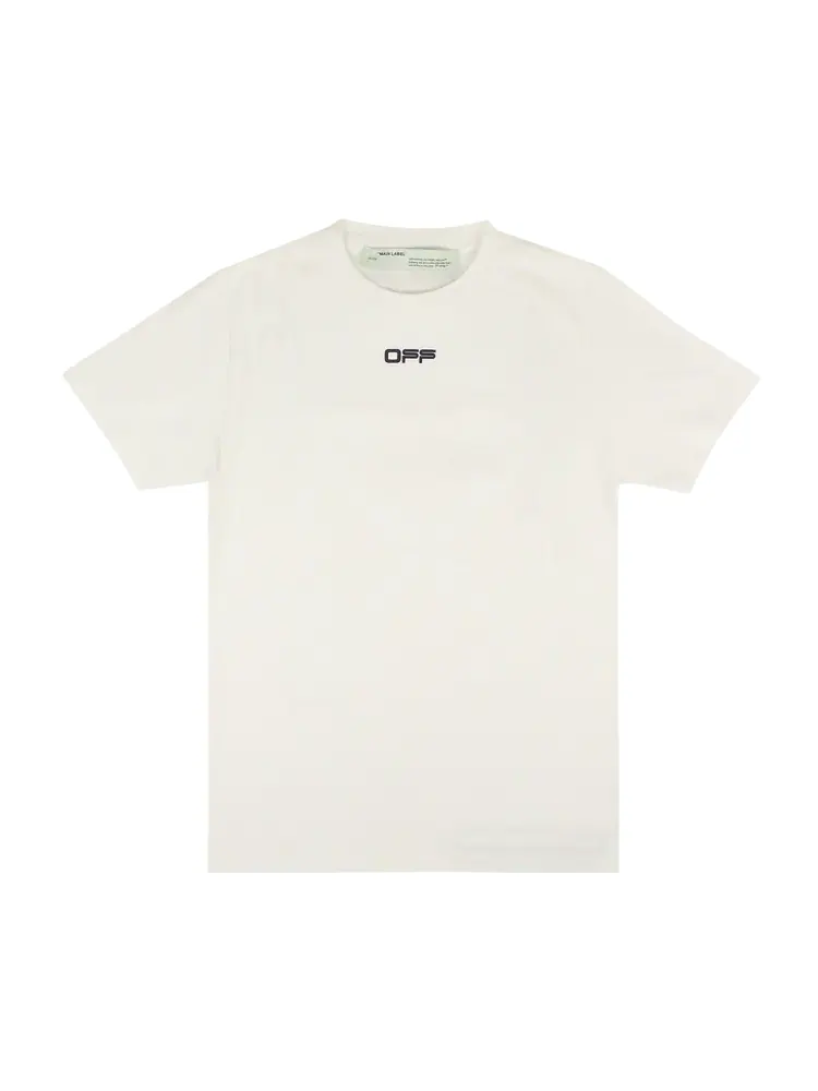 Футболка Off-White Airport Tape 'White/Black' — изображение 1 из 4, белый