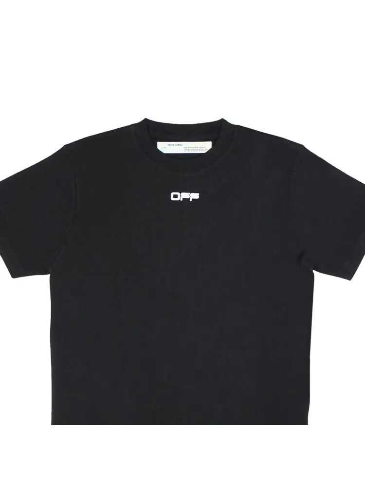 Футболка Off-White Airport Tape 'Black/White' — изображение 3 из 3, черный