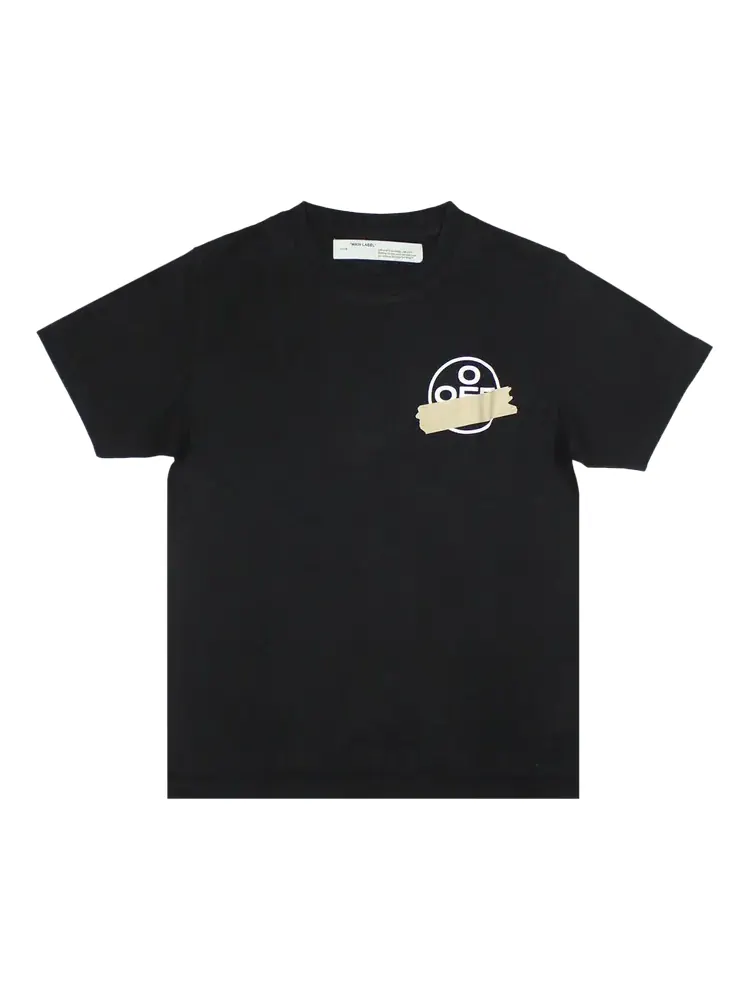 Футболка Off-White Tape Arrows 'Black/Beige' — изображение 1 из 3, черный