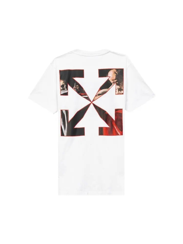 Футболка мужская Off-White Caravaggio с принтом — изображение 2 из 2, белый