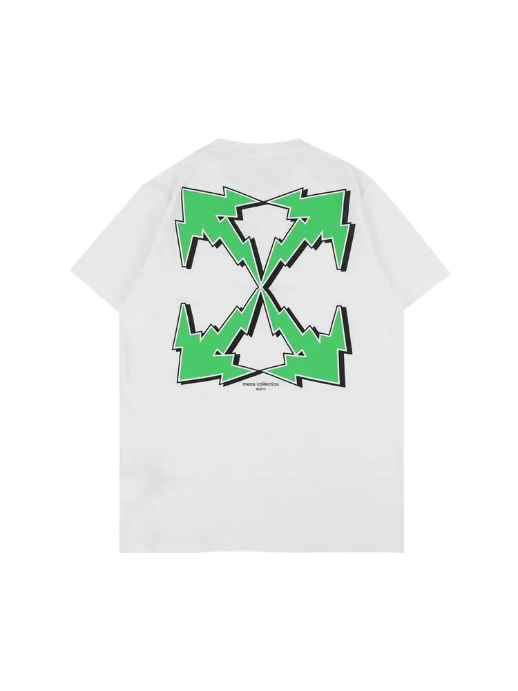 Футболка мужская Off-White Bolt Arrow свободного кроя — изображение 2 из 2, белый
