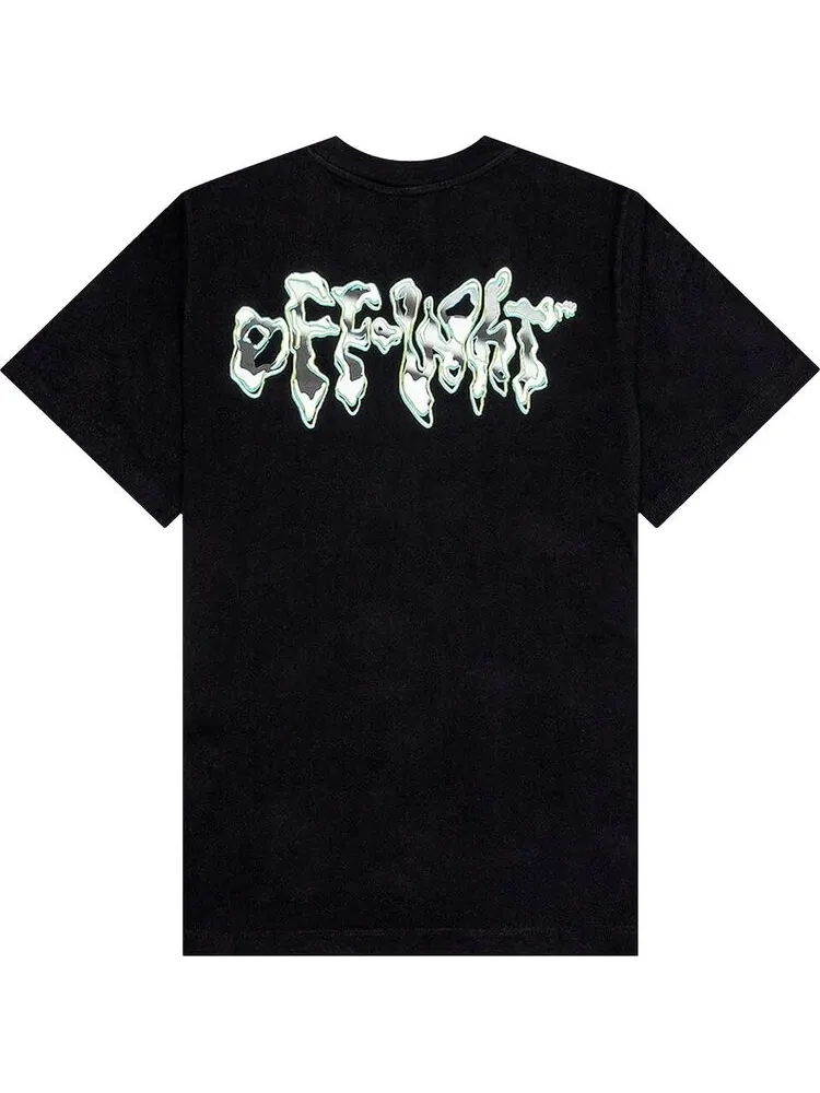 Футболка мужская Off-White 90's свободного кроя — изображение 2 из 2, черный