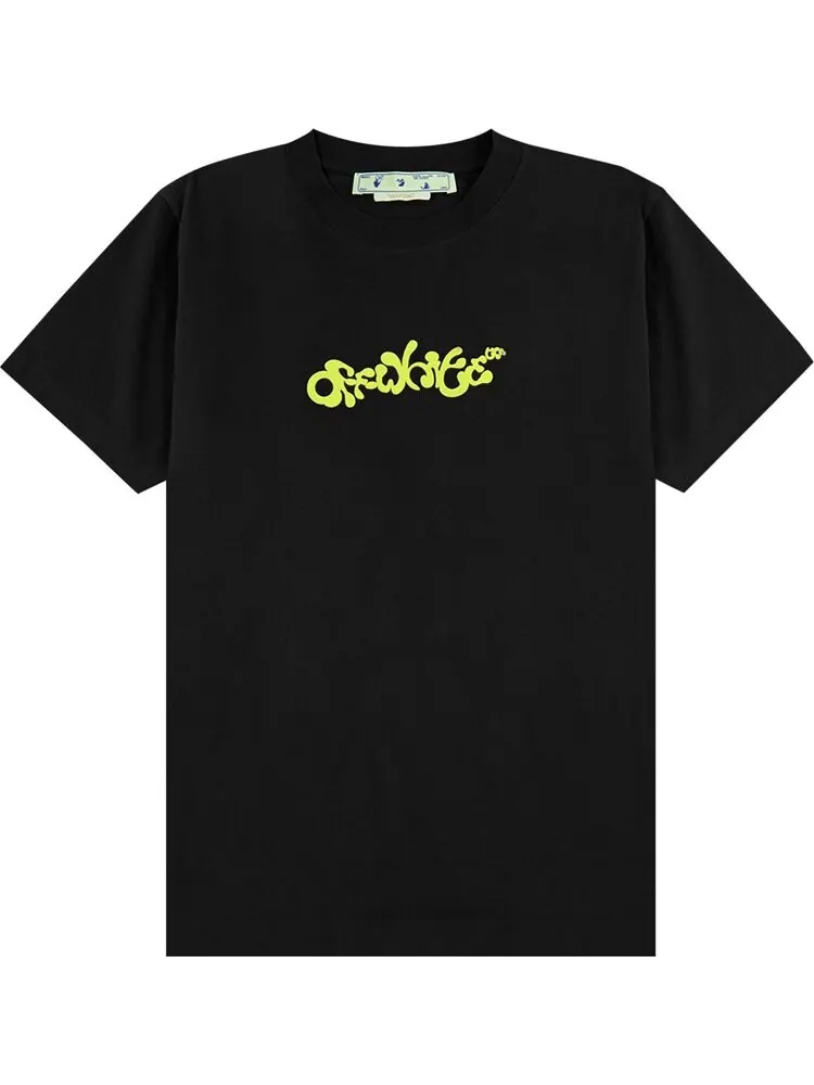 Футболка мужская Off-White Opposite Arrow хлопковая приталенная — изображение 1 из 1, черный