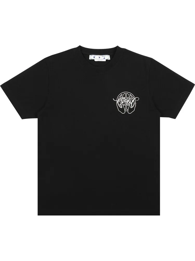 Футболка мужская Off-White Hand Arrow с графическим принтом — изображение 1 из 2, черный
