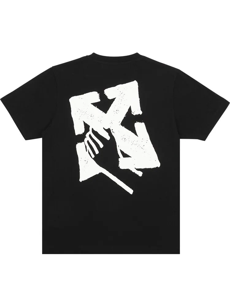 Футболка мужская Off-White Hand Arrow с графическим принтом — изображение 2 из 2, черный