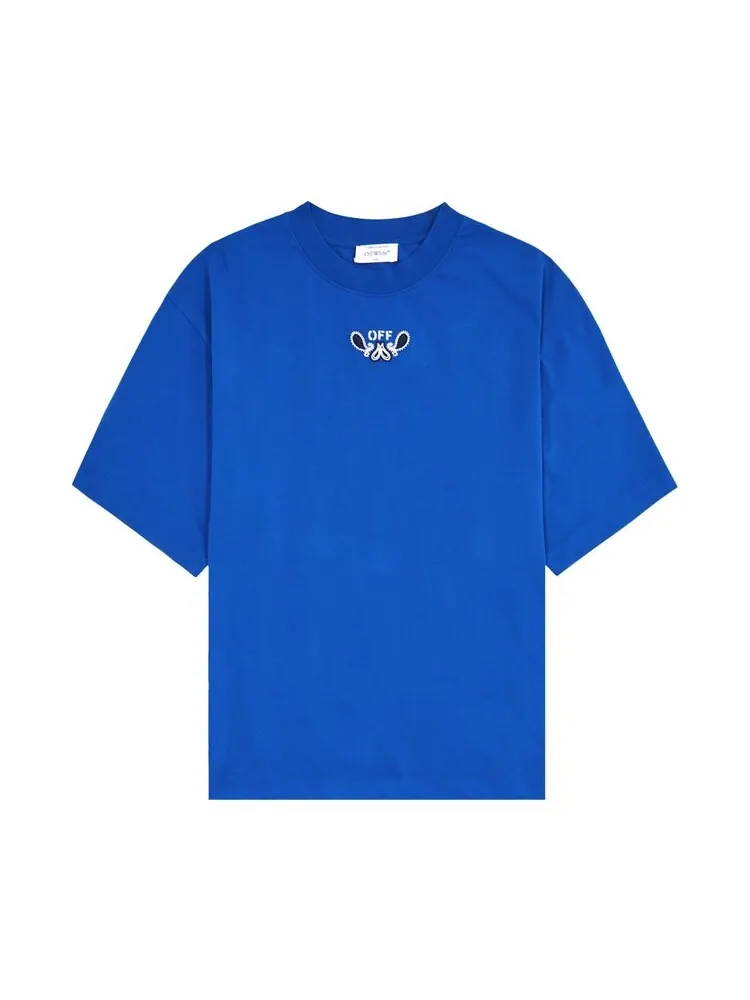 Футболка Off-White Bandana Arrow Slim Short-Sleeve Tee — изображение 1 из 1, синий