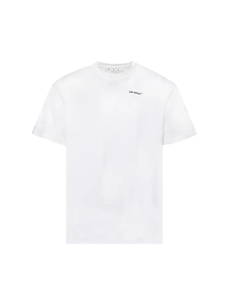 Футболка мужская Off-White Caravag Arrow хлопковая с логотипом — изображение 1 из 1, белый