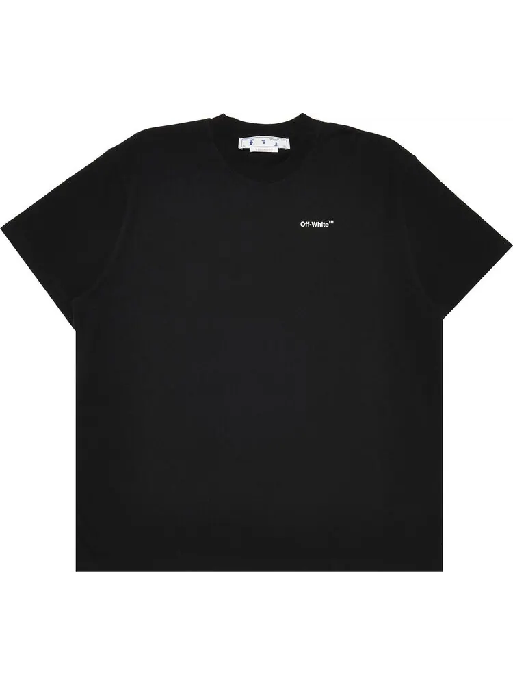 Футболка мужская Off-White Caravag Arrow с логотипом — изображение 1 из 3, черный