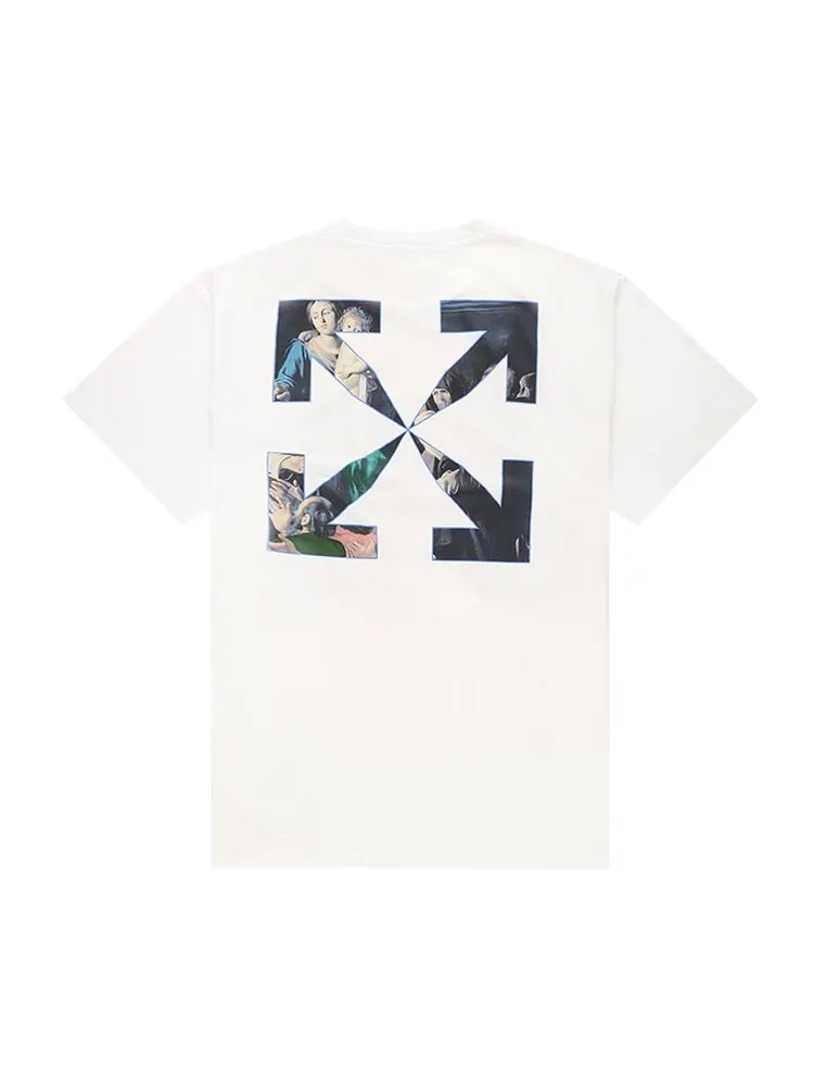 Футболка мужская Off-White Caravaggio Painting с принтом — изображение 2 из 2, белый