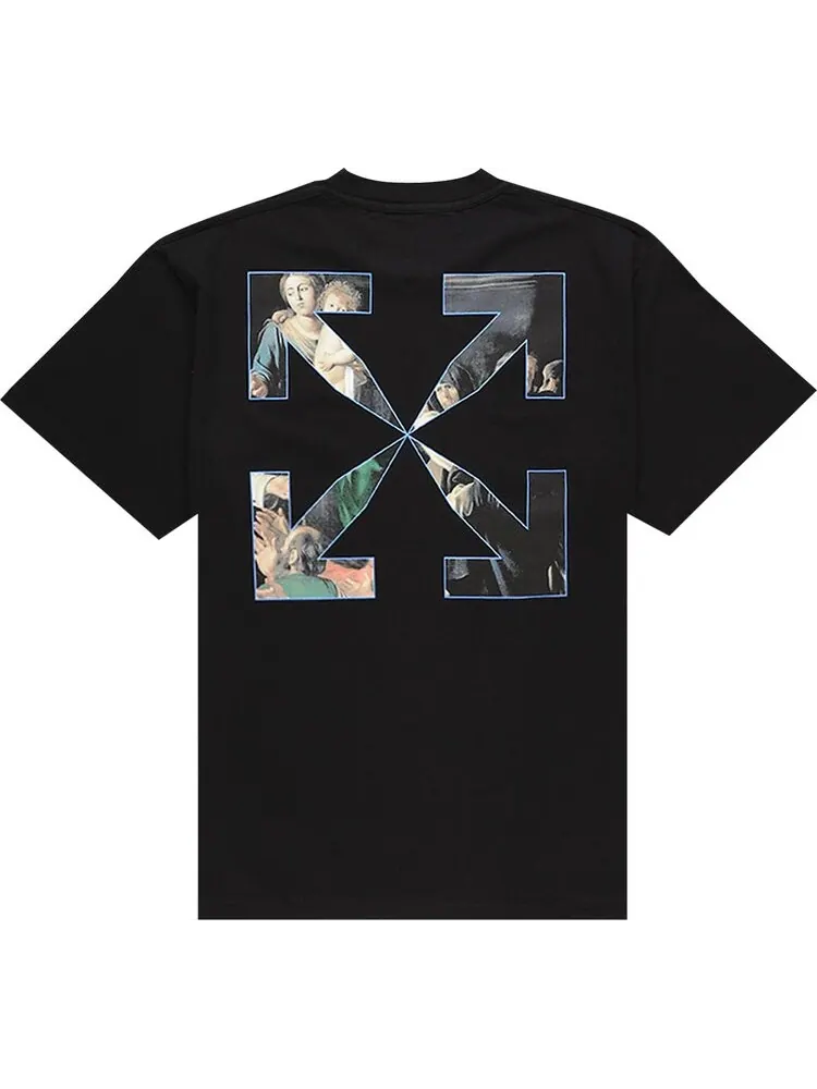 Футболка мужская Off-White Caravaggio Paint с рисунком — изображение 2 из 2, черный