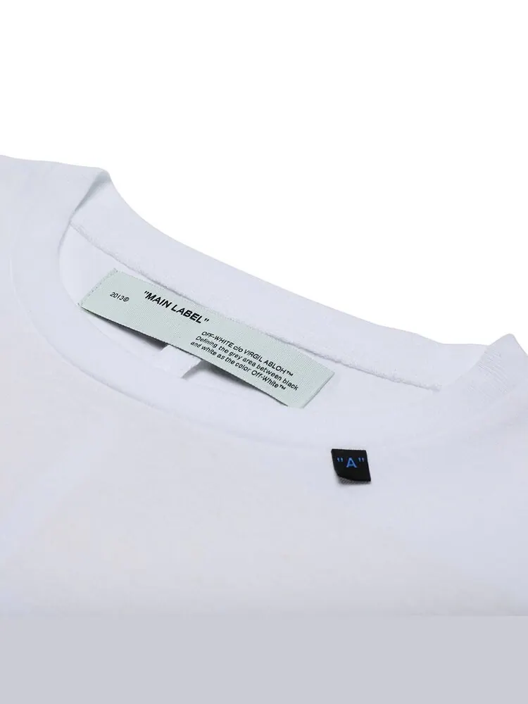 Футболка мужская Off-White Acrylic Arrows свободного кроя — изображение 3 из 3, белый