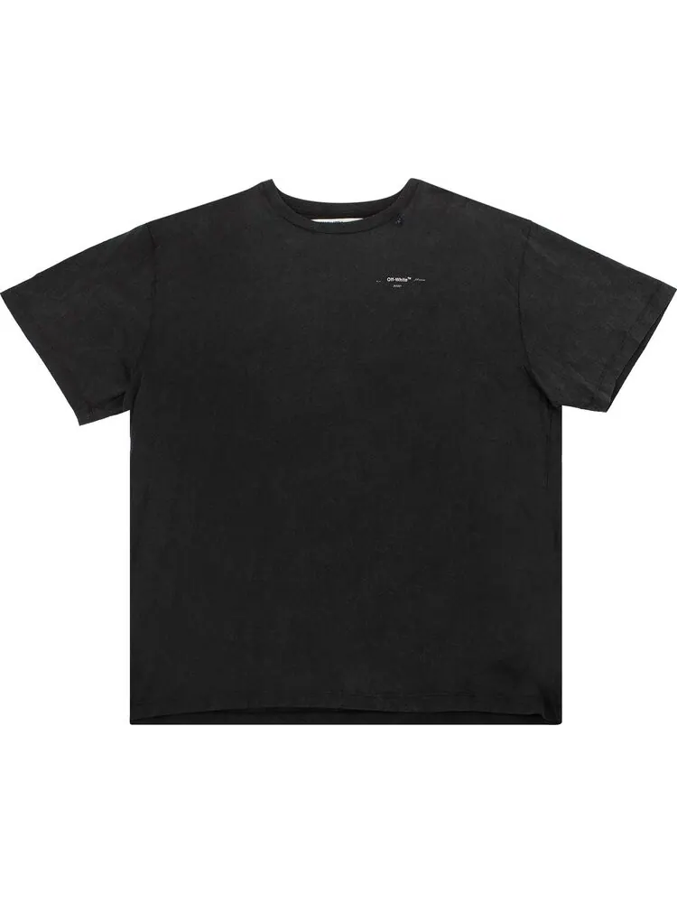 Футболка мужская Off-White Abstract Arrows с надписью — изображение 1 из 1, черный